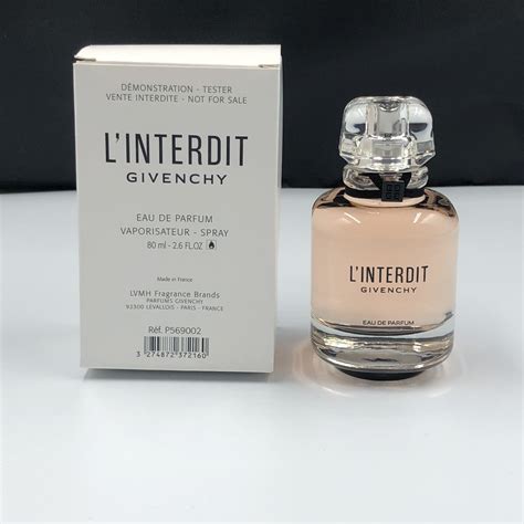 tester givenchy l'interdit|givenchy eau de parfum.